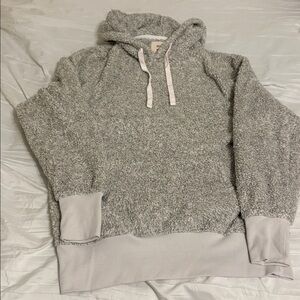 Cozy Gray Hooded Sweatshirt